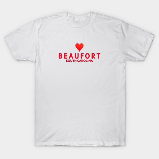 Beaufort South Carolina T-Shirt by SeattleDesignCompany